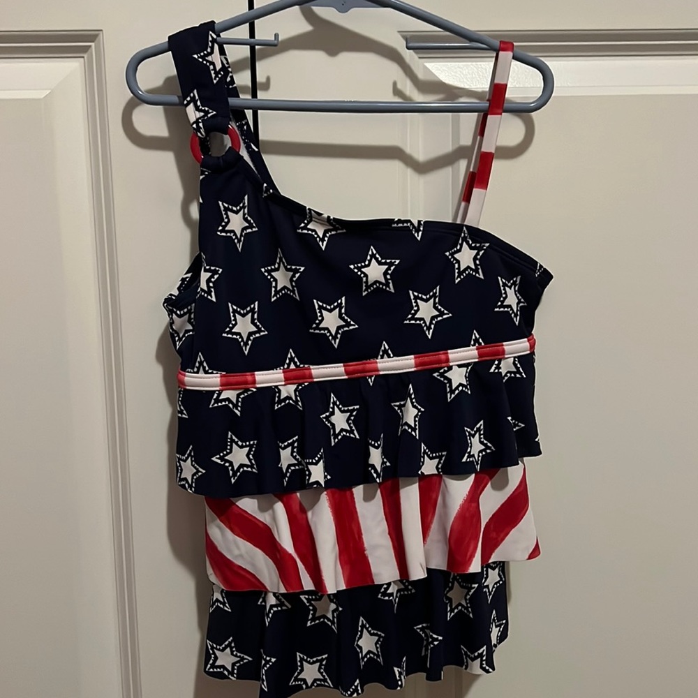 a swimsuit with top and pants